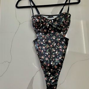 Urban outfitters floral bodysuit